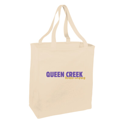 Twill Over-the-Shoulder Grocery Tote Thumbnail